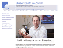 Tablet Screenshot of blasenzentrum.ch